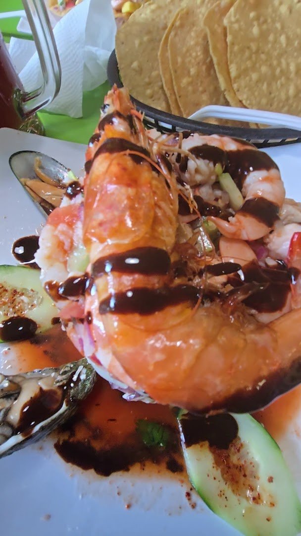 Tables set for dine-in seafood meals