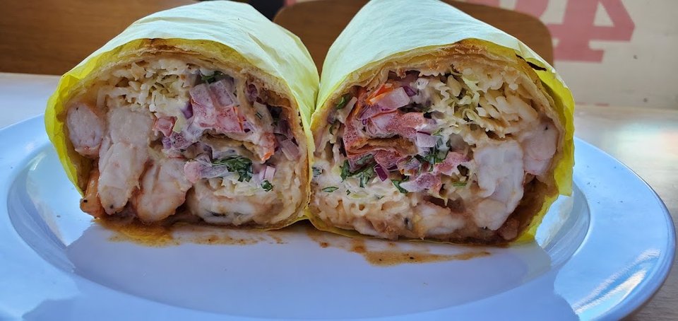 Grilled Shrimp Burrito